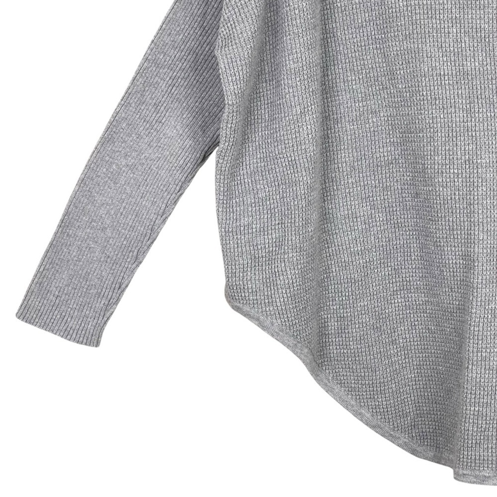 Planet by Lauren G Sweater One Size Loose Cowl Neck Knit Pullover Quiet Luxury - Picture 9 of 11